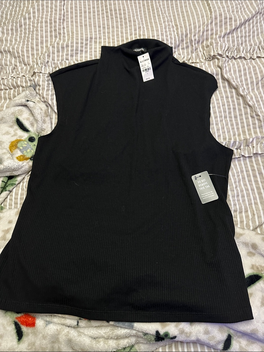 Express turtleneck tank top